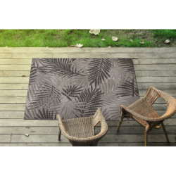 DYWAN SZNURKOWY SIZAL FLOORLUX 20504 LIŚCIE srebrny / czarny DŻUNGLA 160x230cm DYWAN SZNURKOWY SIZAL FLOORLUX 20504 LIŚCIE srebrny / czarny DŻUNGLA 160x230cm
