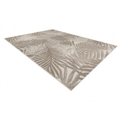 DYWAN SZNURKOWY SIZAL FLOORLUX 20504 LIŚCIE szampański / ciemnoszary DŻUNGLA 120x170cm