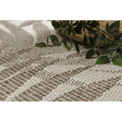 DYWAN SZNURKOWY SIZAL FLOORLUX 20504 LIŚCIE szampański / ciemnoszary DŻUNGLA 120x170cm DYWAN SZNURKOWY SIZAL FLOORLUX 20504 LIŚCIE szampański / ciemnoszary DŻUNGLA 120x170cm