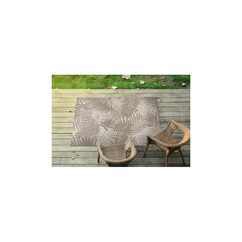 DYWAN SZNURKOWY SIZAL FLOORLUX 20504 LIŚCIE szampański / ciemnoszary DŻUNGLA 160x230cm DYWAN SZNURKOWY SIZAL FLOORLUX 20504 LIŚCIE szampański / ciemnoszary DŻUNGLA 160x230cm