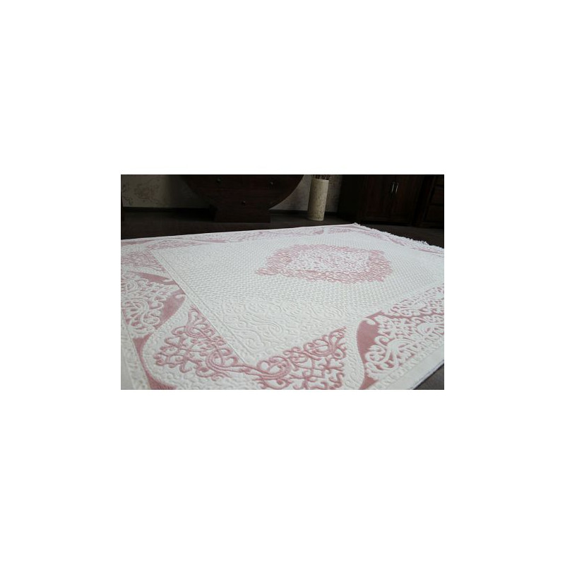 Dywan AKRYL MIRADA 5416 Pudrowy ( Pudra ) Frędzle 80x300cm Dywan AKRYL MIRADA 5416 Pudrowy ( Pudra ) Frędzle 80x300cm