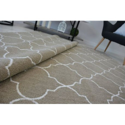 Dywan SENSE Micro 81220 KONICZYNA MAROKAŃSKA beż/biały TRELLIS 80x150cm Dywan SENSE Micro 81220 KONICZYNA MAROKAŃSKA beż/biały TRELLIS 80x150cm