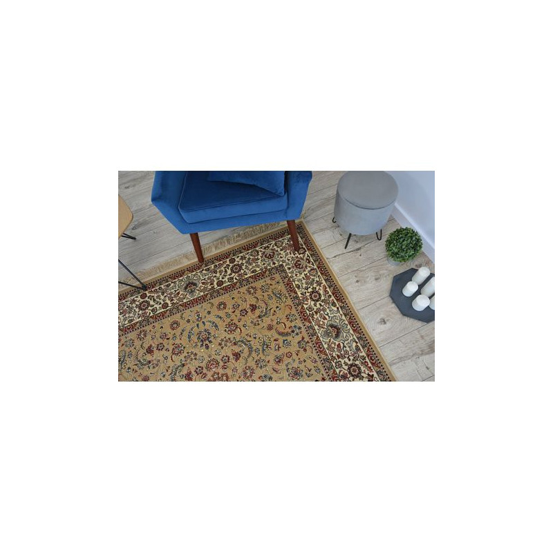 Dywan WINDSOR 22925 berber - Kwiaty ŻAKARD beż 120x170cm