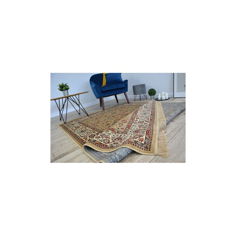 Dywan WINDSOR 22925 berber - Kwiaty ŻAKARD beż 160x230cm
