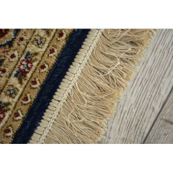 Dywan WINDSOR 22937 ROZETY FRĘDZLE tradycyjny ciemnoniebieski 60x100cm Dywan WINDSOR 22937 ROZETY FRĘDZLE tradycyjny ciemnoniebieski 60x100cm