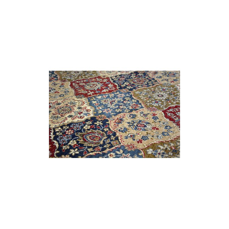 Dywan WINDSOR 22937 ROZETY FRĘDZLE tradycyjny ciemnoniebieski  160x230cm