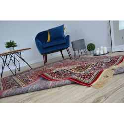 Dywan WINDSOR 12808 ROZETA FRĘDZLE tradycyjny czerwony 120x170cm