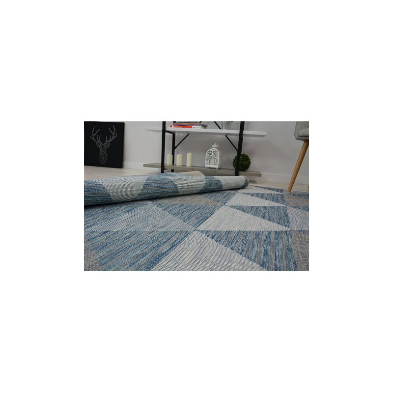 Dywan SZNURKOWY SIZAL LOFT 21132 TRÓJKĄTY kość słoniowa/srebrny/niebieski 80x150cm Dywan SZNURKOWY SIZAL LOFT 21132 TRÓJKĄTY kość słoniowa/srebrny/niebieski 80x150cm