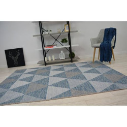 Dywan SZNURKOWY SIZAL LOFT 21132 TRÓJKĄTY kość słoniowa/srebrny/niebieski 160x230cm Dywan SZNURKOWY SIZAL LOFT 21132 TRÓJKĄTY kość słoniowa/srebrny/niebieski 160x230cm
