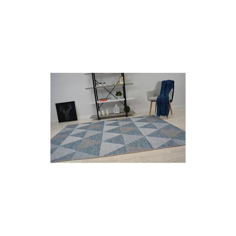 Dywan SZNURKOWY SIZAL LOFT 21132 TRÓJKĄTY kość słoniowa/srebrny/niebieski 160x230cm Dywan SZNURKOWY SIZAL LOFT 21132 TRÓJKĄTY kość słoniowa/srebrny/niebieski 160x230cm
