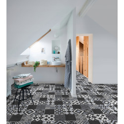 Wykładzina PCV 3m PLAZA AMADORA 990D PATCHWORK MONO NOWOCZESNY