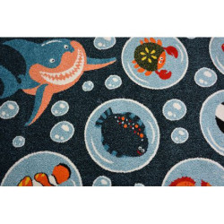 Dywan PAINT ćwierć koła G4778 - Ocean niebieski/krem 200x200cm Dywan PAINT ćwierć koła G4778 - Ocean niebieski/krem 200x200cm