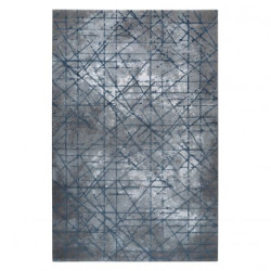 Dywan AKRYL VALENCIA 3949 INDUSTRIAL szary / niebieski 80x150cm
