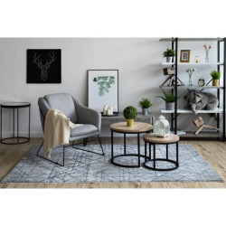 Dywan AKRYL VALENCIA 3949 INDUSTRIAL szary / niebieski 80x150cm Dywan AKRYL VALENCIA 3949 INDUSTRIAL szary / niebieski 80x150cm