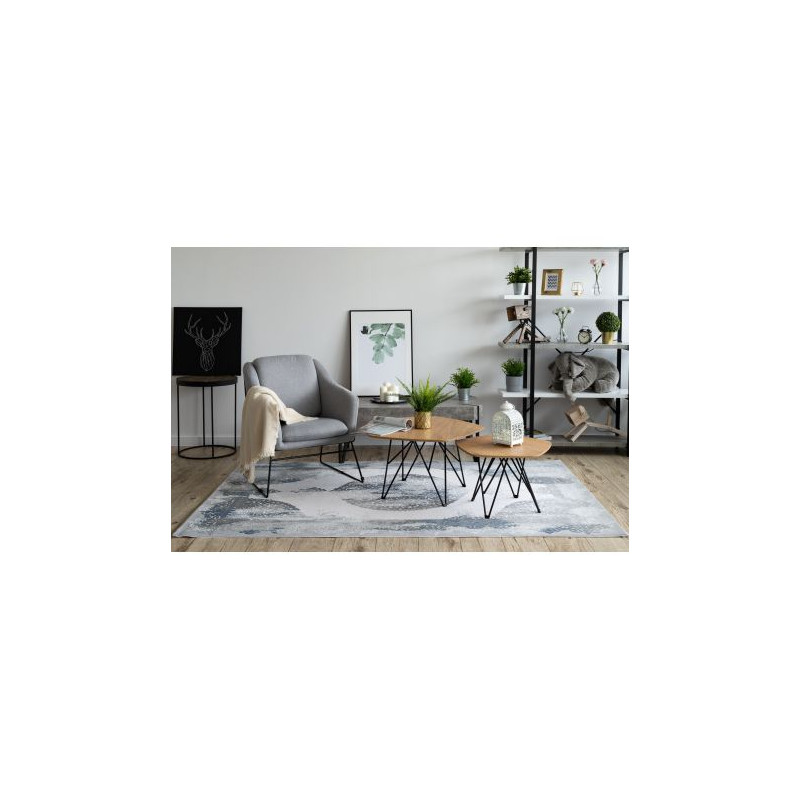 Dywan AKRYL VALENCIA 5040 ORIENT niebieski / szary 160x235cm Dywan AKRYL VALENCIA 5040 ORIENT niebieski / szary 160x235cm