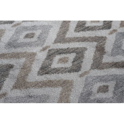 Dywan SOFT 6024 ROMBY krem / beż / brąz 160x220cm Dywan SOFT 6024 ROMBY krem / beż / brąz 160x220cm
