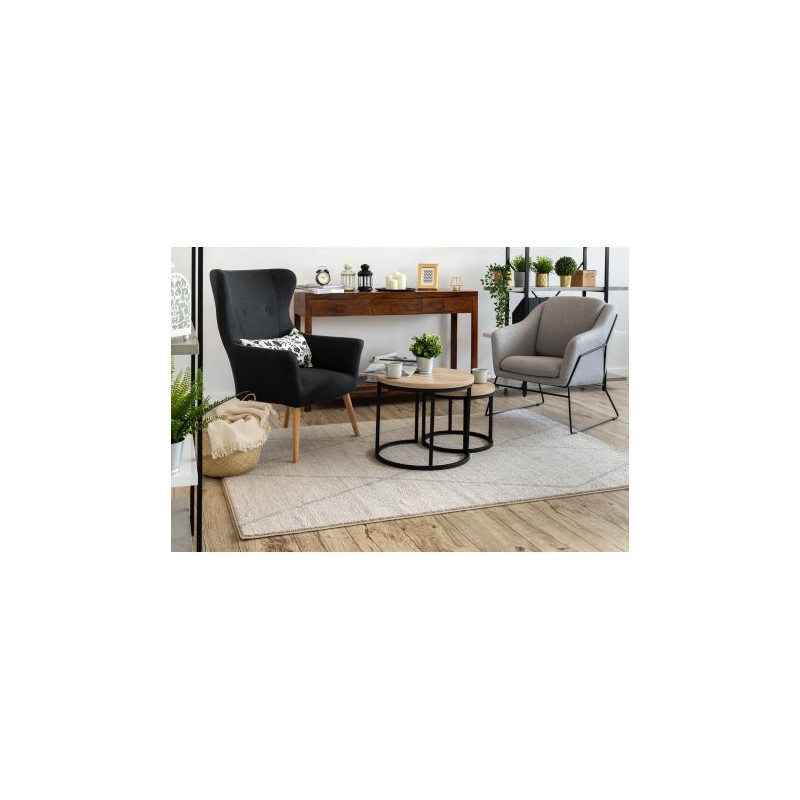 Dywan SOFT 8033 ROMBY ETNO krem / jasny brąz 160x220cm Dywan SOFT 8033 ROMBY ETNO krem / jasny brąz 160x220cm