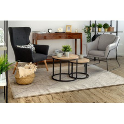 Dywan SOFT 8036 ROMBY ETNO krem / jasny brąz 140x190cm Dywan SOFT 8036 ROMBY ETNO krem / jasny brąz 140x190cm