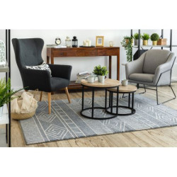 Dywan SOFT 8040 AZTECKI BOHO szary 240x330cm Dywan SOFT 8040 AZTECKI BOHO szary 240x330cm