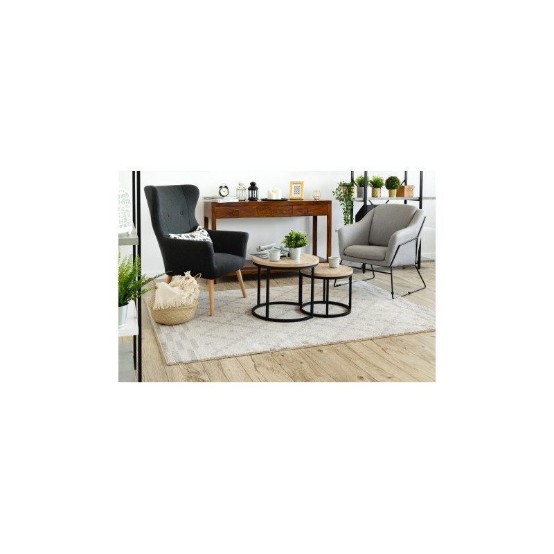 Dywan SOFT 8047 RUTA BOHO krem / jasny brąz 120x170cm Dywan SOFT 8047 RUTA BOHO krem / jasny brąz 120x170cm