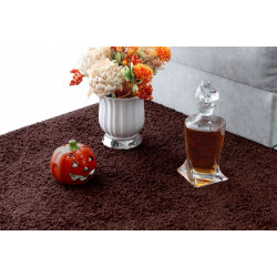 DYWAN SHAGGY Intens Muse 92S BRĄZ BROWN OBSZYTY MIĘKKI DO SALONU 300x300cm DYWAN SHAGGY Intens Muse 92S BRĄZ BROWN OBSZYTY MIĘKKI DO SALONU 300x300cm