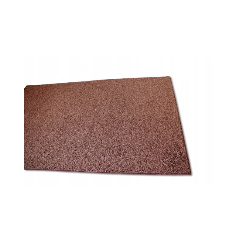 DYWAN SHAGGY Intens Muse 92S BRĄZ BROWN OBSZYTY MIĘKKI DO SALONU 160x180cm
