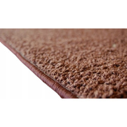 DYWAN SHAGGY Intens Muse 92S BRĄZ BROWN OBSZYTY MIĘKKI DO SALONU 160x180cm