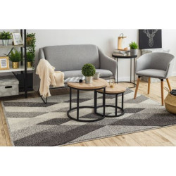 Dywan FEEL 5674/16811 ROMBY szary / antracyt / krem 140x190cm
