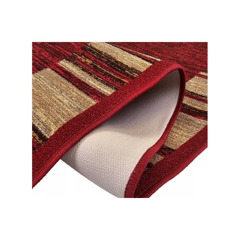 CHODNIK PODGUMOWANY 90cm KORYTARZ SCHODY na metry ELEGANCKI BORDO ADAGIO