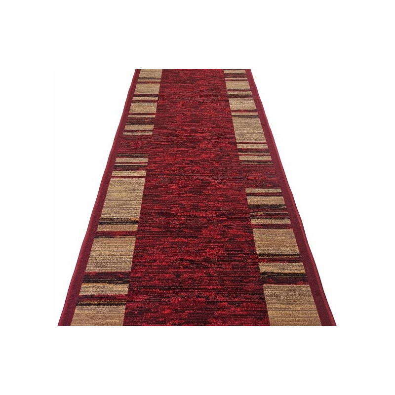 CHODNIK PODGUMOWANY 67cm KORYTARZ SCHODY na metry ELEGANCKI BORDO ADAGIO