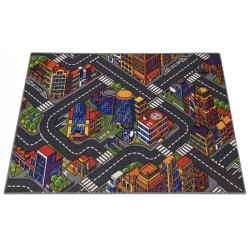 Dywan Urban Life 95x133 ANTYPOŚLIZGOWA MATA DO ZABAWY MIASTECZKO Dziecięcy Dywan Urban Life 95x133 ANTYPOŚLIZGOWA MATA DO ZABAWY MIASTECZKO Dziecięcy