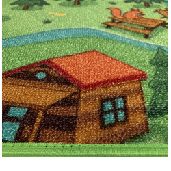 Dywan Wild Life 95x133 Leśna Przygoda Mata Do Zabawy Pokój Dziecięcy