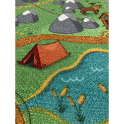 Dywan Wild Life 95x133 Leśna Przygoda Mata Do Zabawy Pokój Dziecięcy