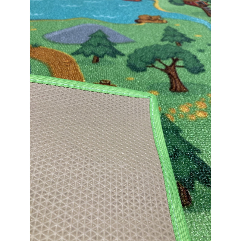 Dywan Wild Life 95x133 Leśna Przygoda Mata Do Zabawy Pokój Dziecięcy