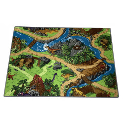 Dywan Dino World 95x133 FILC Dinozaury Mata Do Zabawy Dziecięcy
