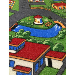 Dywan Little Village 95x133 Wioska Mata Do Zabawy Antypoślizgowa Dziecięcy Dywan Little Village 95x133 Wioska Mata Do Zabawy Antypoślizgowa Dziecięcy