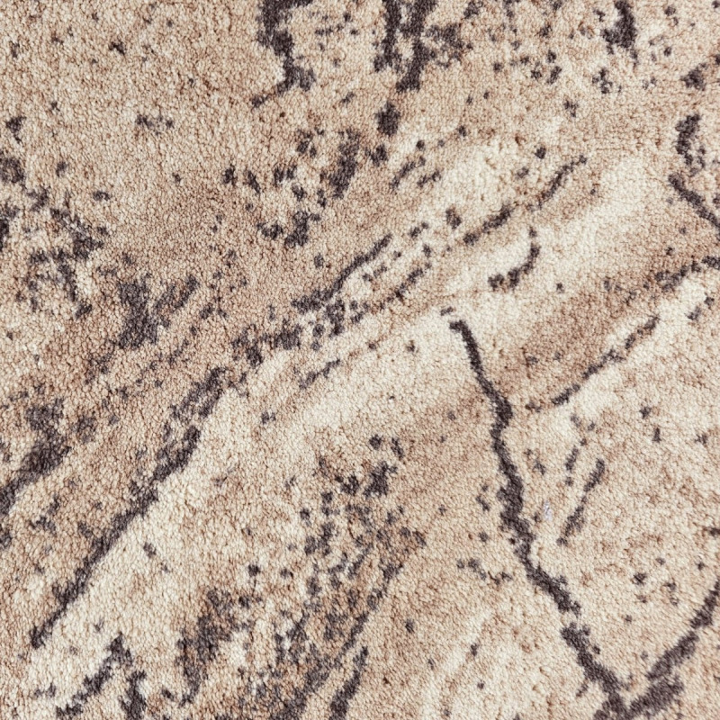 Wykładzina Dywanowa Antypoślizgowa Aqua Marble Marmur Miękka Beż Brąz