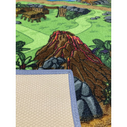 Dywan Dino World 95x133 Dinozaury Mata Do Zabawy Antypoślizgowa Dziecięcy
