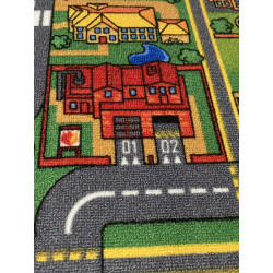 Dywan City Life 95x133 Miasto Mata Do Zabawy Antypoślizgowy Dziecięcy