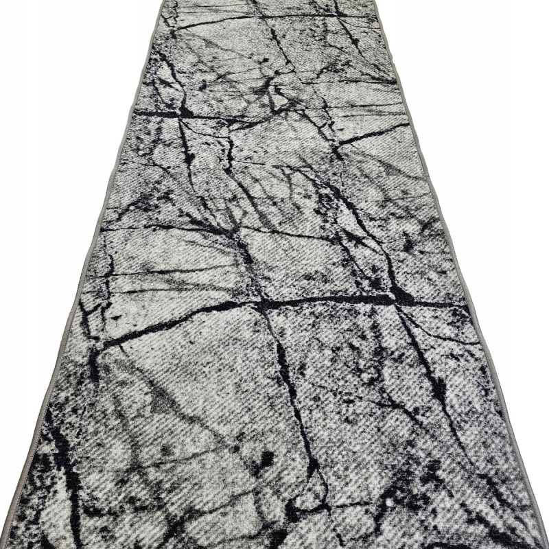 CHODNIK PODGUMOWANY 80cm KORYTARZ KUCHNIA na metry Szary Marmur GRAIN
