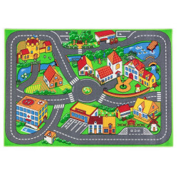 Dywan Country Life 95x133 Uliczki Mata Do Zabawy Antypoślizgowy Dziecięcy