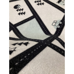 Dywan Ring Road Koło 90cm Dywanik Mata do Zabawy Miasteczko Drogi Dziecięcy Dywan Ring Road Koło 90cm Dywanik Mata do Zabawy Miasteczko Drogi Dziecięcy