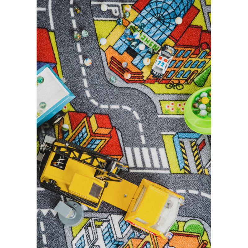 Dywan Urban Life 140x200 ANTYPOŚLIZGOWA MATA DO ZABAWY ULICZKI DZIECIĘCY