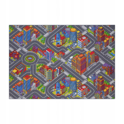 Dywan Urban Life 140x200 ANTYPOŚLIZGOWA MATA DO ZABAWY ULICZKI DZIECIĘCY