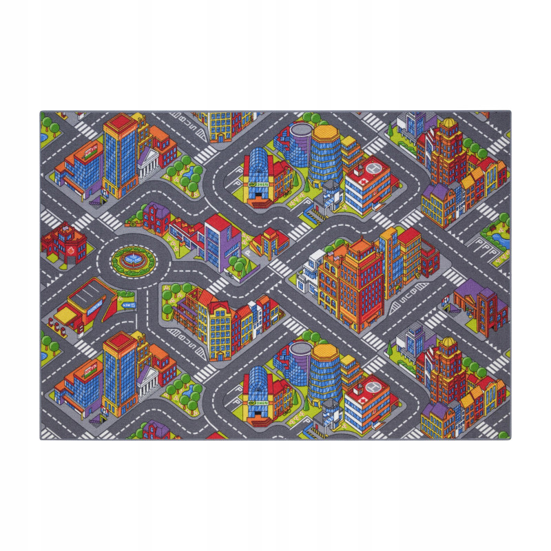 Dywan Urban Life 140x200 ANTYPOŚLIZGOWA MATA DO ZABAWY ULICZKI DZIECIĘCY