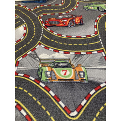 Dywan Racers 140x200 Antypoślizgowy Uliczki Drogi Dziecięcy  MATA DO ZABAWY