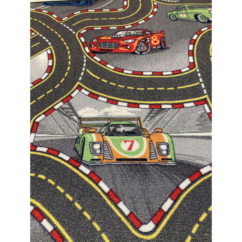 Dywan Racers 140x200 Antypoślizgowy Uliczki Drogi Dziecięcy  MATA DO ZABAWY