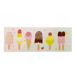 DYWANIK LODY 65x180cm ANTYPOŚLIZGOWY PASTELOWE KOLORY POKÓJ DZIECKA KUCHNIA
