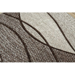 Dywan FEEL 5675/15011 FALE c.brąz / beż / krem 80x150cm Dywan FEEL 5675/15011 FALE c.brąz / beż / krem 80x150cm