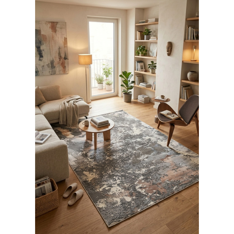 STYLISH 16 L.GREY ROSE PROSTOKĄT